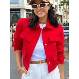 Women'S Oversized Blazer Jacket - Elegant Office to Party Blazer, Structured Fit Long Sleeve Blazer for Women, Chic Blazer for Women, Blazer for Women